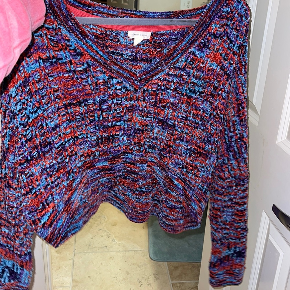 Silence + noise multicolored sweater